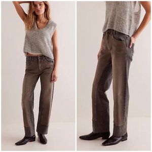 Free People We The Free Risk Taker Mid-Rise Jeans Hawthorn Size 27S NWT